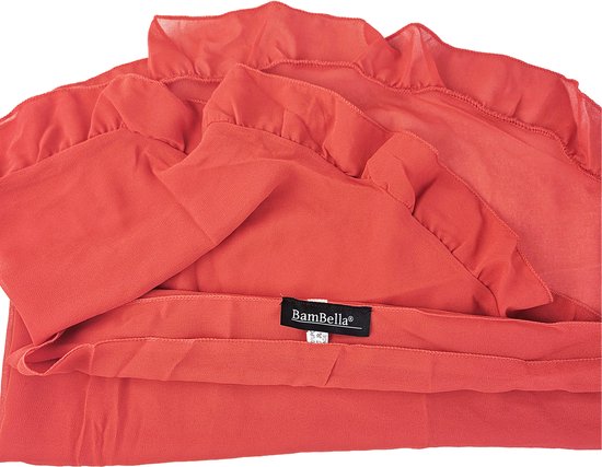 BamBella® - Rok - Onesize omslag doek Strand rokje kort doorzichtig chiffon Rood