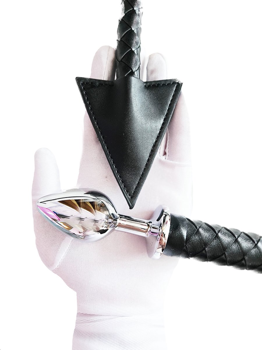 BNDGx® - Anaal Buttplug dildo Duivel Staart - lange dikke dildo - BDSM Fetisch Seks speeltjes voor Rollenspel Dieren