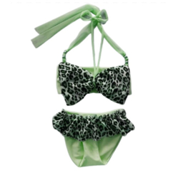 Bikini Neon Groen baby en kind Zwemkleding Badkleding meisje