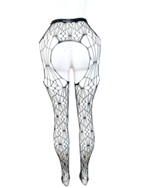 BamBella ® - Panty -Onesize - gaas maillot dunne pantys Dames - Onesize - sexy Erotische lingerie van kant