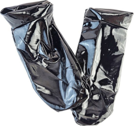 BamBella ® - Sokken - Maat S 35 t/m 38 - Datex (Mix van latex en stof) wetlook fetish sok
