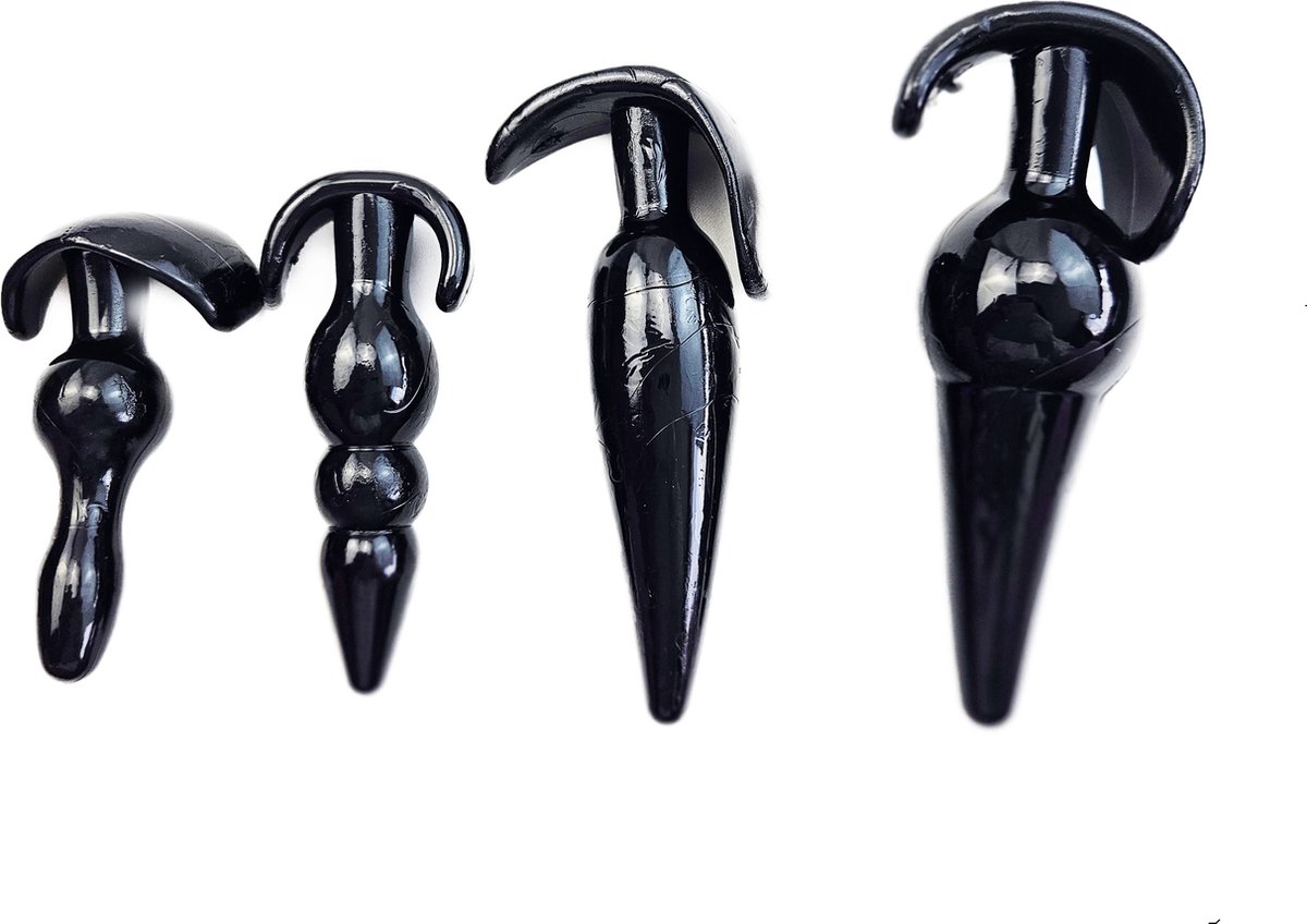 BNDGx® - Anaal plug - set 4 stuks - kralen dildo ketting - Grote dildo - Seks speeltjes voor koppels vrouw man
