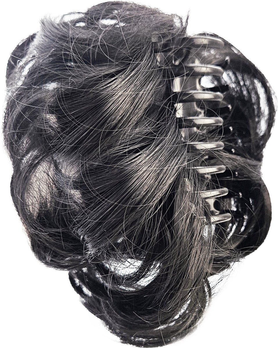 Haar klem clip groot met extensions nep haar clip Zwart