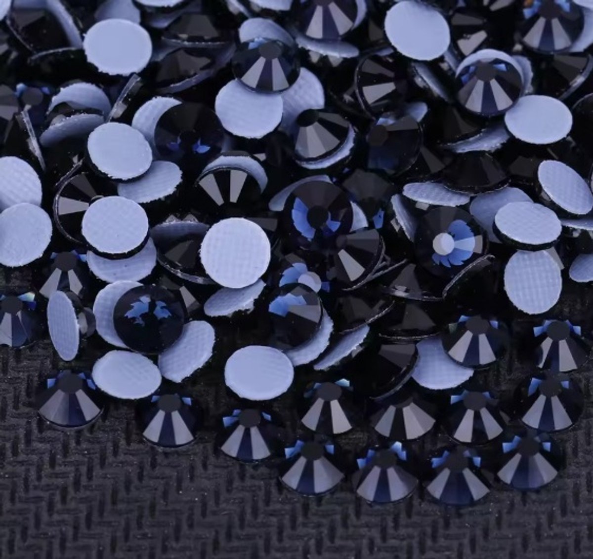 BamBella® - SS10 - Donker groen  - Hotfix strass Steentjes - 1440 stuks - strass stenen glitters nail art kleding versieren