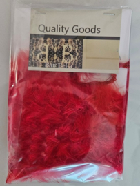 BamBella® - Kleine Marabou boa van veren - - Handwerken -Rood