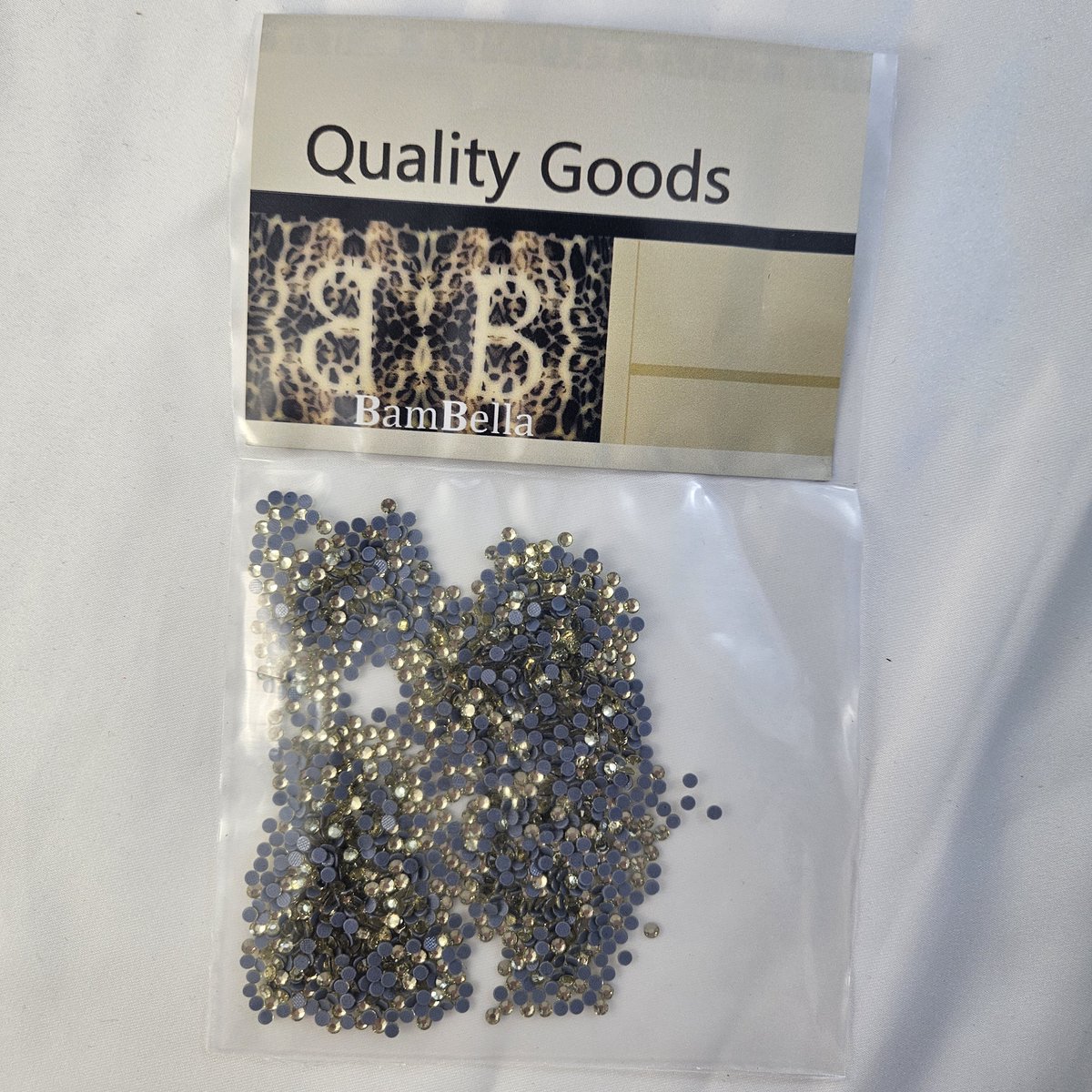 BamBella® - SS10 - Geel - Hotfix strass Steentjes - 1440 stuks - strass stenen glitters nail art kleding versieren