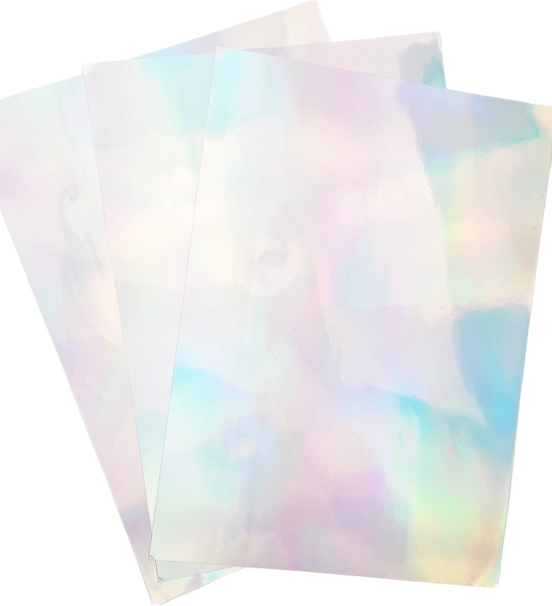 Holografisch plak vel - A4 -10 stuks - Zelfklevende Papier holografische printpapier foto papier print sticker waterdicht