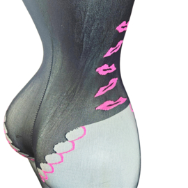 BamBella ® - Panty pak -Onesize - body suit - Dames - Onesize - Erotische jumpsuit van kant lingerie