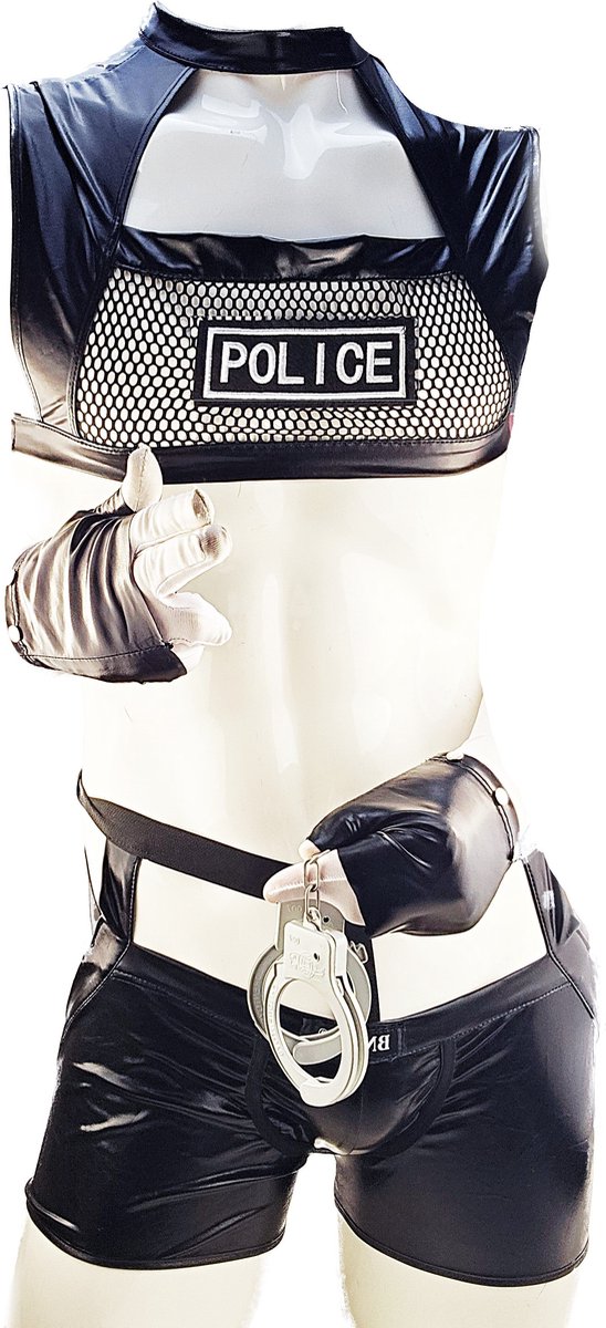 BNDGx® Sexy Cosplay Rollenspel kleding - Onesize - outfit heren bunny zwart wit set konijn