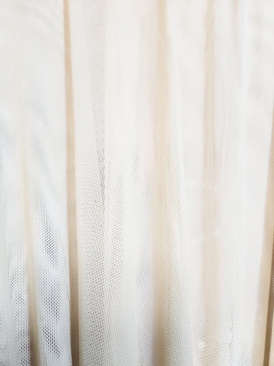 BNDGx® - Mesh kant - 1 meter - doorzichtig fijn lingerie stof gaas zacht licht bruin