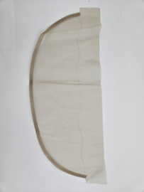 Lace voor frontal 13 X 6 net pruik maken wig hobby weave dunne net bruin dun cap kant front