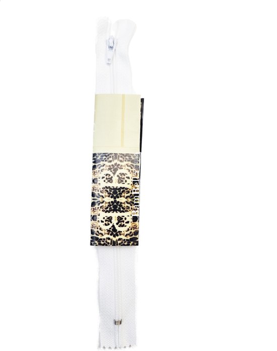 BamBella® Rits 20 cm niet deelbaar Wit dun klein japon kleding ritsen