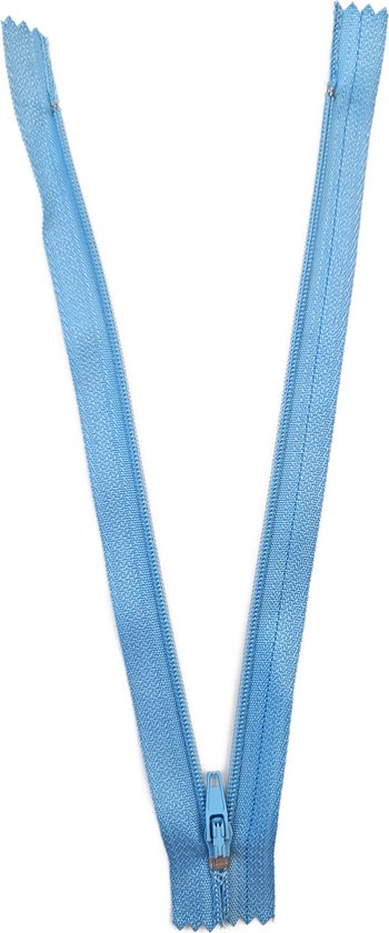 BamBella® Rits 20 cm niet deelbaar Licht Blauw dun klein japon kleding ritsen
