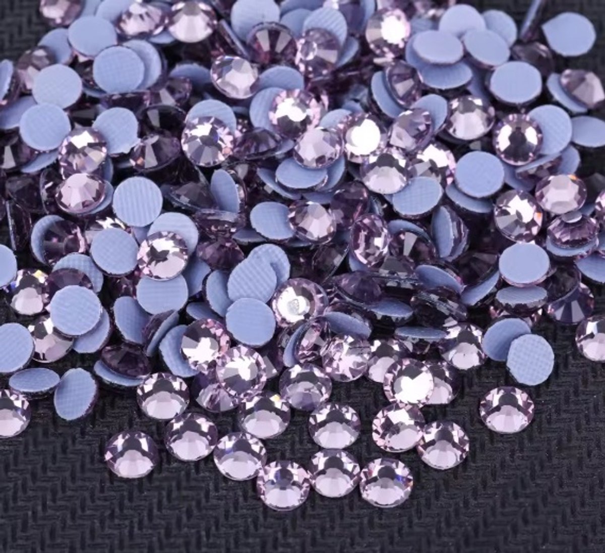 BamBella® - SS30 - Licht Roze Hotfix strass Steentjes - 288 stuks - strass stenen glitters nail art kleding versieren