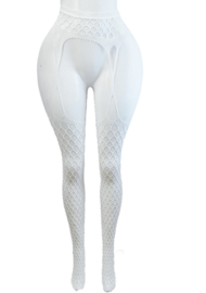 BamBella ® - Panty -Onesize - gaas maillot dunne pantys Dames - Onesize - sexy Erotische lingerie van kant