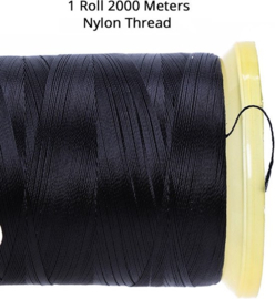 Grote klos garen - Bruin - Weave draad - Met 12 stuks C naalden -- Dikke draad voor weft naaien