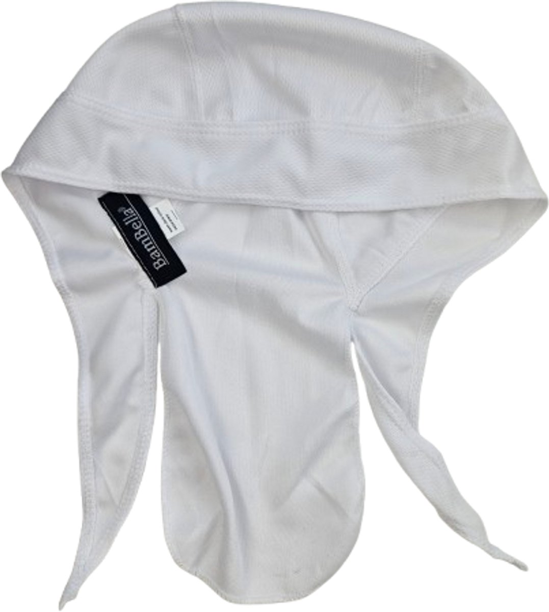 BamBella ® Durag - wit- Stevige stof - Haarnetjes - Wave Cap - Hoofddoek - doek - Soft - Weave hoofd sjaal