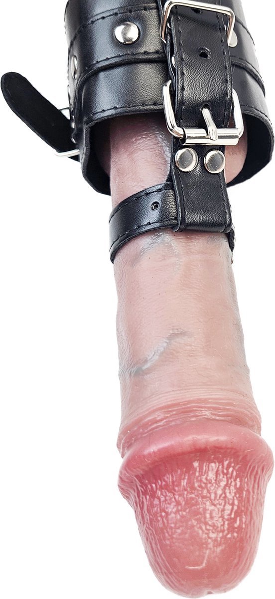 BNDGx® - Penis strap restraint voor mannen -met slot - Penis gordel man penis band bondage