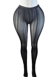 BamBella ® - Panty -Onesize - gaas maillot dunne pantys Dames - Onesize - sexy Erotische lingerie van kant