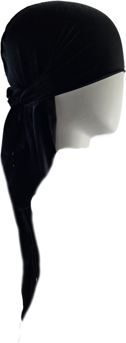 BamBella ® Durag - Grijs - Fijn dun Satijn- - Haarnetjes - Wave Cap - Hoofddoek - doek - Soft - Weave hoofd sjaal