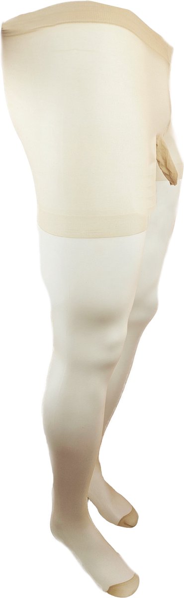 BamBella® - Erotische Panty man - Onesize S/M/L Mannenpanty roze - kant fetish kleding heren lingerie ondergoed stocking