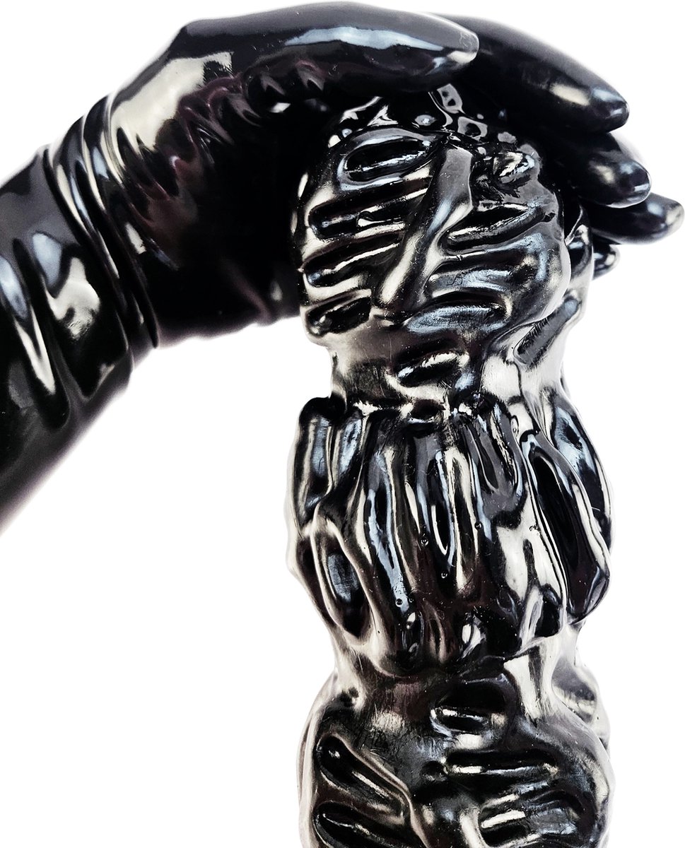 BNDGx® - Dildo - Extreem Grote sex speeltje -39 cm - Zwarte Lange dikke dildo-Extreme BDSM SM Fetisch Seks toy