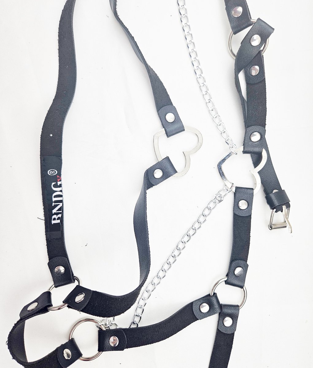 BNDGx® - Bondage tuig pak Harnas vrouw riem - Erotische sex Body Nep Leer - Verstelbaar -