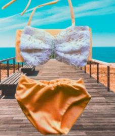 Bikini Neon Oranje baby en kind Zwemkleding Badkleding meisje