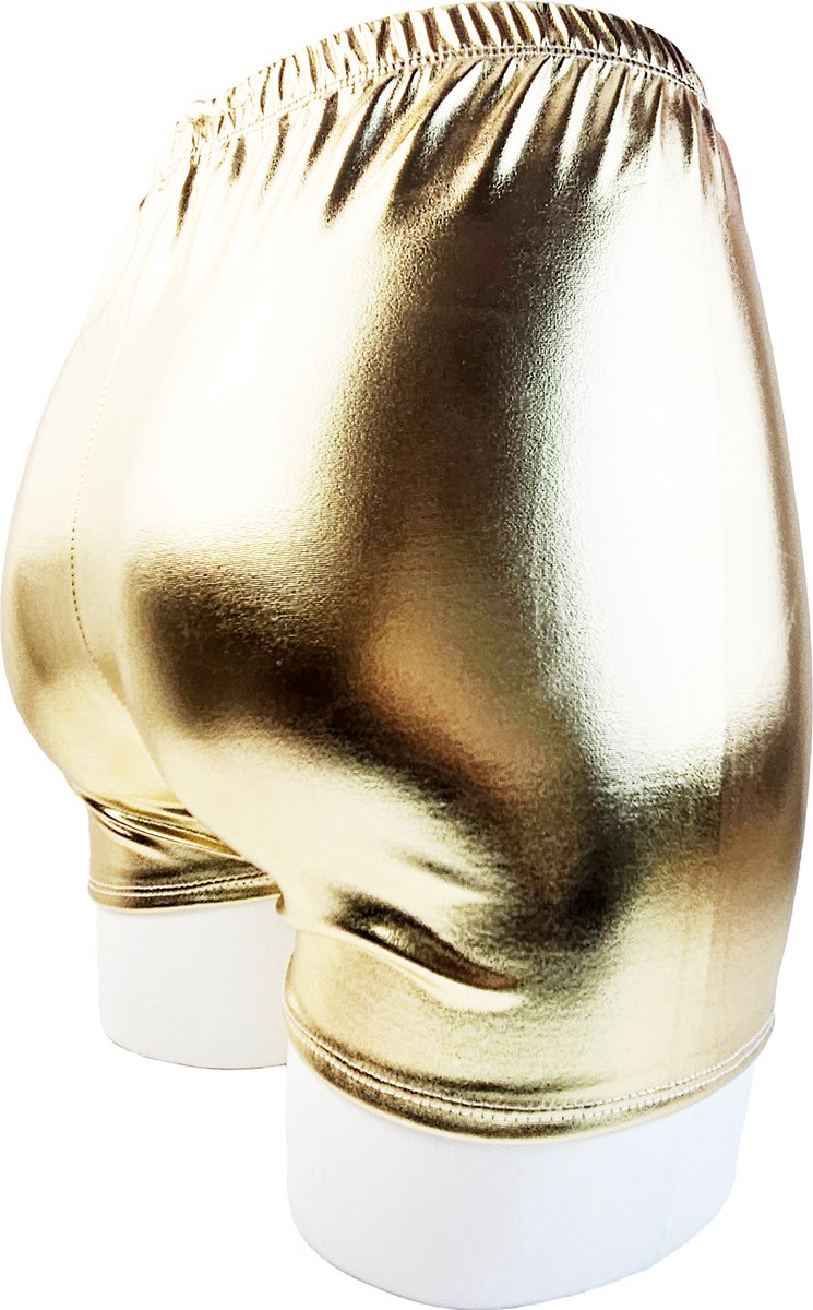 BamBella® Korte broek -  Wetlook Dames - Gpid  Glans Lame metallic Short gym broek