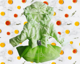 Zomerjas Groen Roosjes Meisjes jas zomer kinderjas jas meisje en baby