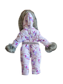 Skipak Sneeuwpak Imitatiebont Nep Bontkraag Ski kleding