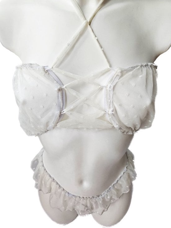 Sexy lingerie set -   - kruisloos string - Set erotische kleding dames