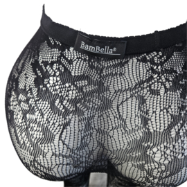 BamBella ® - Panty -Onesize - gaas maillot dunne pantys Dames - Onesize - sexy Erotische lingerie van kant