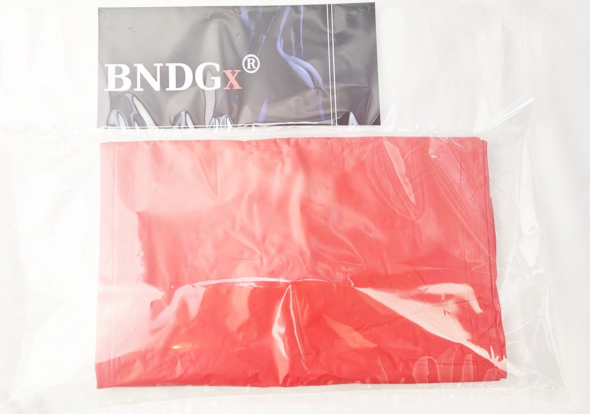 Laken  130X220 BNDGx® - Rood - Waterdicht voor bed - Seks - PVC Stof - - matras beschermer