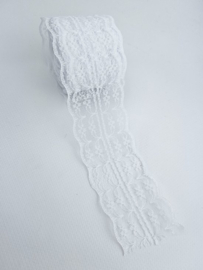 5 meter Kant band 4.5 cm breed wit