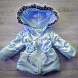 Zomerjas blauw Roosjes Meisjes jas zomer kinderjas jas meisje en baby