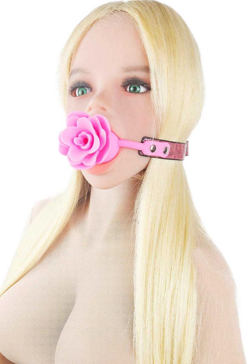 BNDGx® - Gag Ball Roze - Seks speeltje - Gagbal roos mond strap masker bdsm fetish