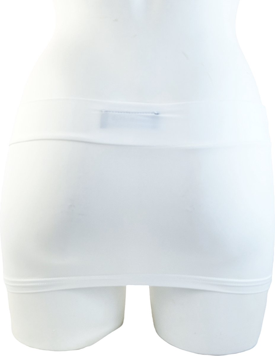 BamBella® - Ultra korte Mini Rok - Sexy Erotische rokje - Onesize - Doorzichtig doorschijnend stretch Wit