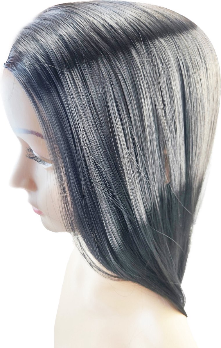 Hair extensions - Haar stijl Jetblack Clip In mat - zwart - clip ins curly krullen