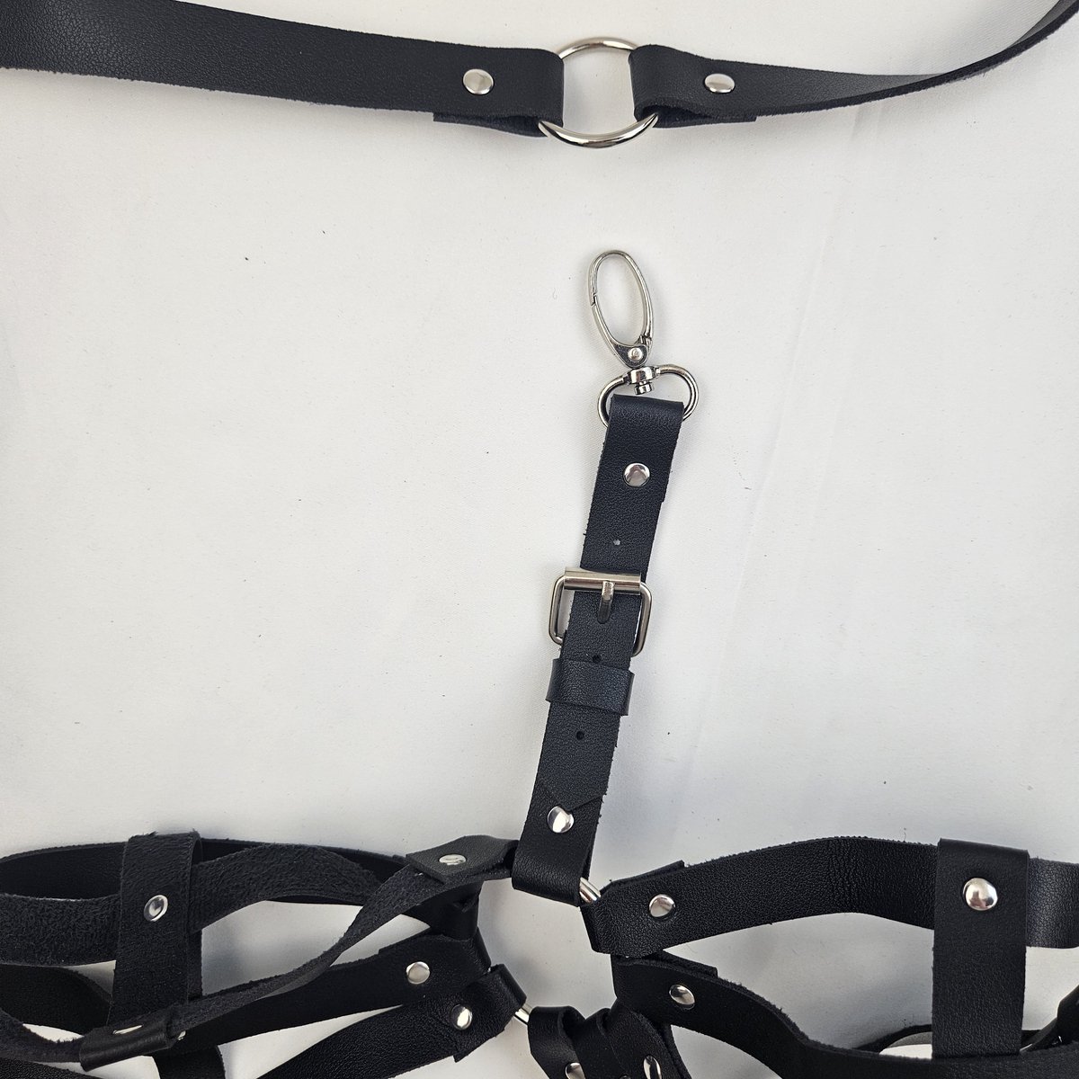 BamBella ® - Sexy Erotische bondage Lingerie BH onesize vrouw BDSM sm body zwart dames pak