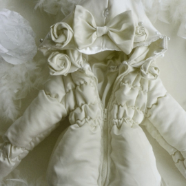 Zomerjas creme roosjes  Meisjes jas zomer kinderjas jas meisje en baby