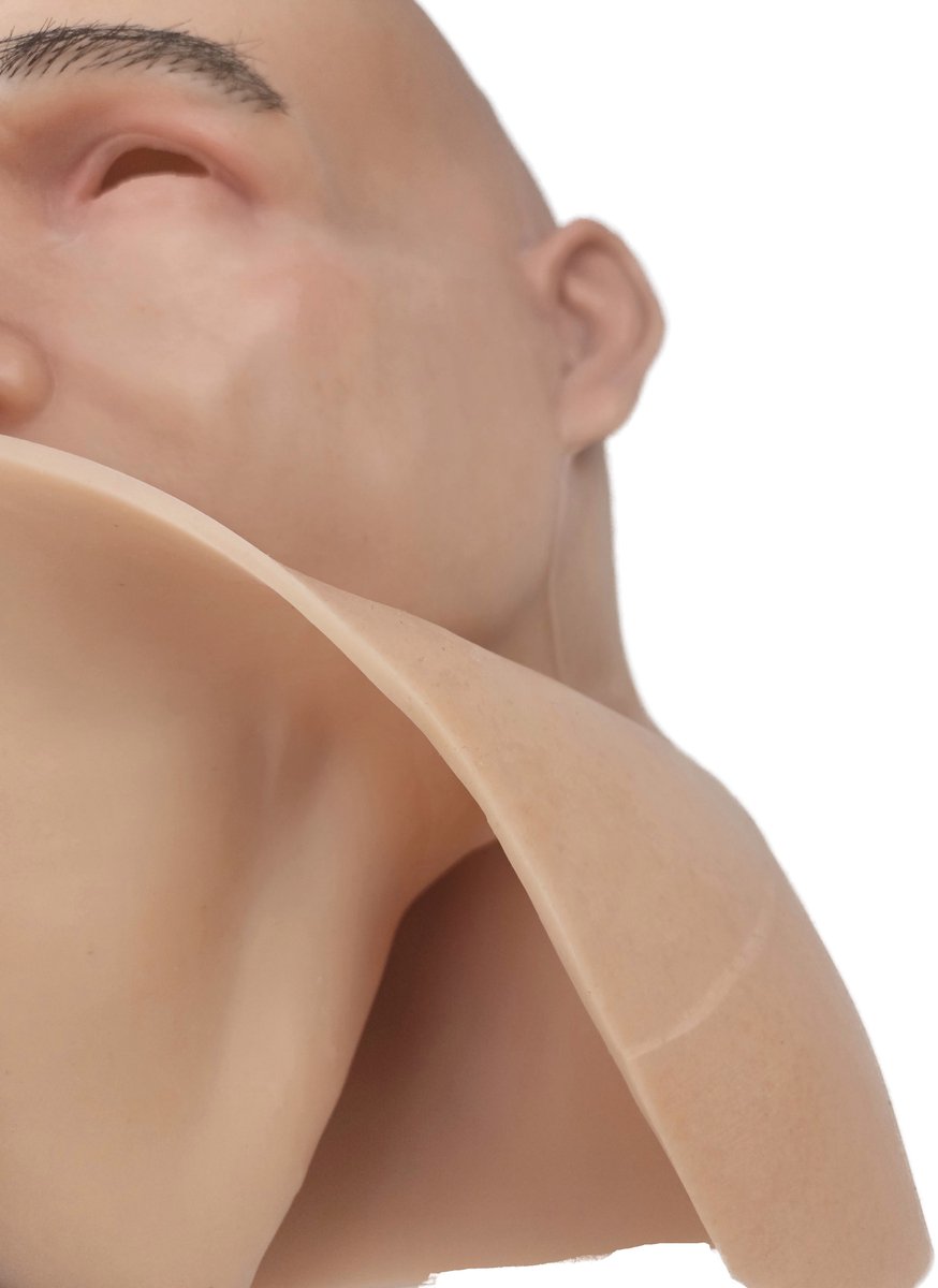 BamBella® - Masker - Realistische man - SIliconen Mask Anoniem heren bijna echt