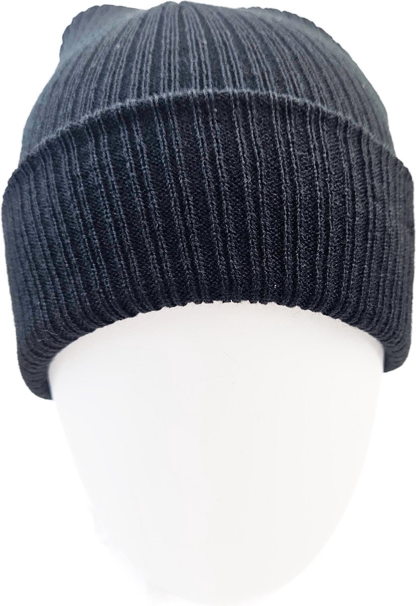 BamBella® Muts winter fleece warm zwart