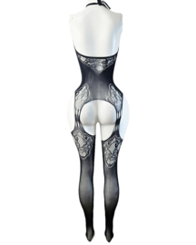 BamBella ® - Panty pak -Onesize - body suit - Dames - Onesize - Erotische jumpsuit van kant lingerie