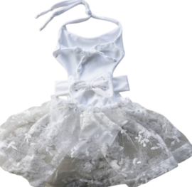 Wit Zwempak baby en kind Zwemkleding Badkleding meisje