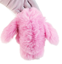 Sleutelhanger Tashanger Grote Konijn Fel Roze 13 CM zachte pluche hanger