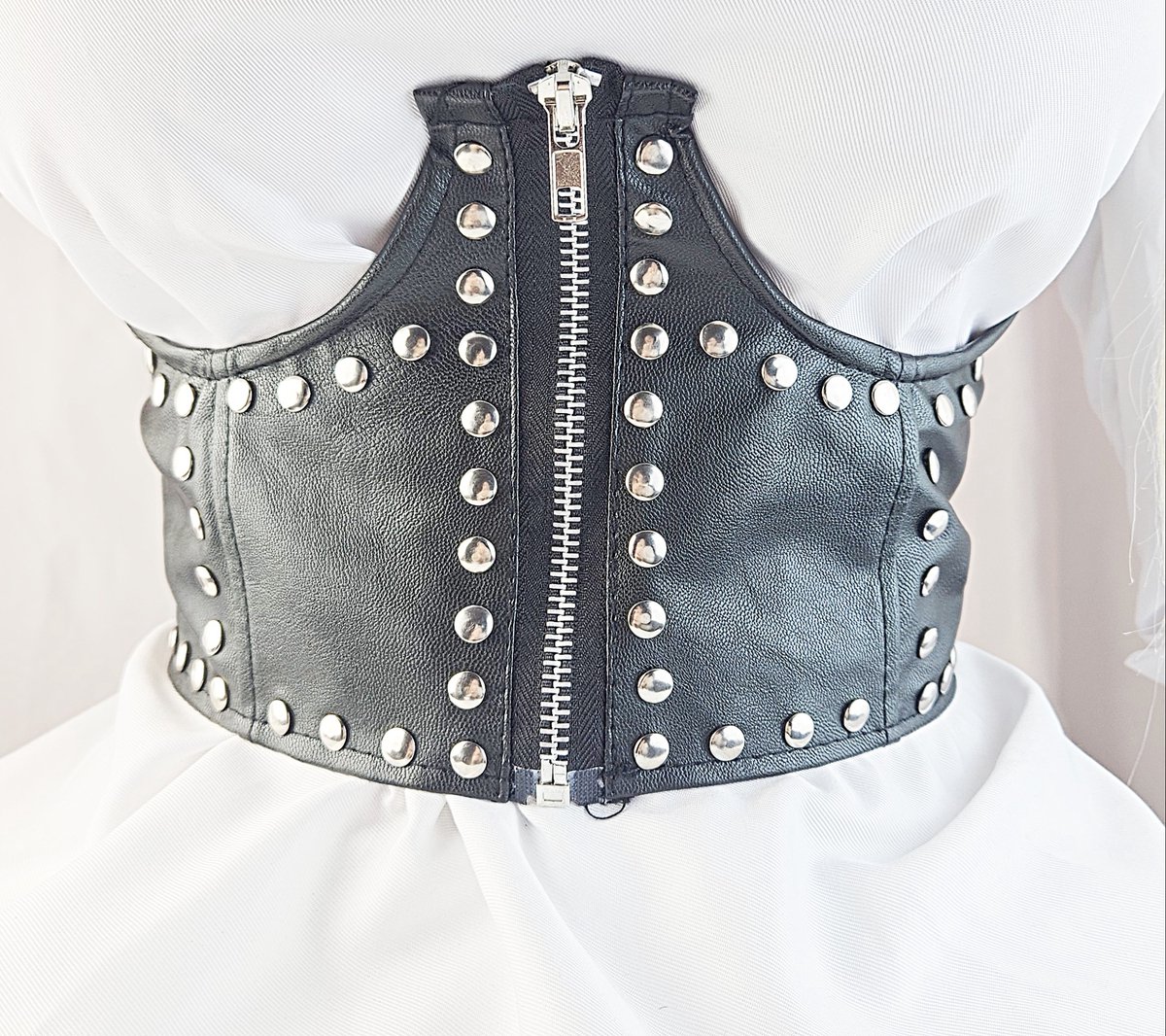 BamBella ® - Riem Maat S M L - Korset top Mode Body Gothic Goth taille riem met glitter korset belt