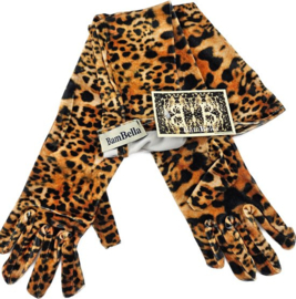 BamBella® Lange Handschoenen Panteprint onesize Lange Elastische | One Size |