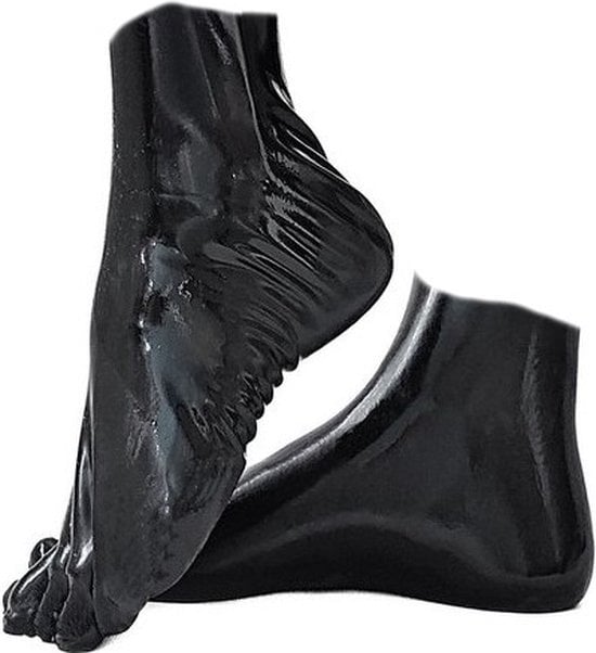 100% Latex sokken kousen - voetfetisj voeten fetish - erotisch Rubber sok voet Kort