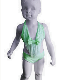 Bikini Neon Groen baby en kind Zwemkleding Badkleding meisje